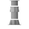 Kép 2/3 - T-Pillar-25 állítható magasságú teraszláb