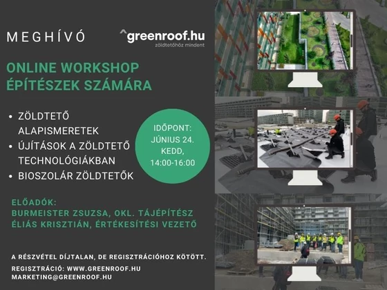 Ingyenes online workshop építészek számára